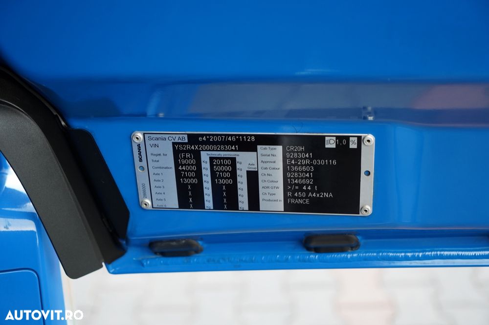 Scania R 450 / RETARDER / HIDRAULICĂ / I-PARK COOL / JANTE DIN ALIAJ - 39