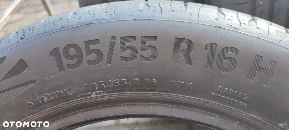 Opony Letnie Continental EcoContact 6 195/55/16 87H 2024r Dot 32/24 4x6,5mm Demo Ideał !! Komplet Starogard Gdański - 13