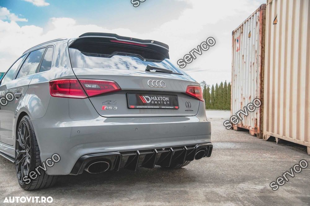 Difuzor bara spate Audi A3 RS3 8V Sportback 2015-2016 v11 - Maxton - 6
