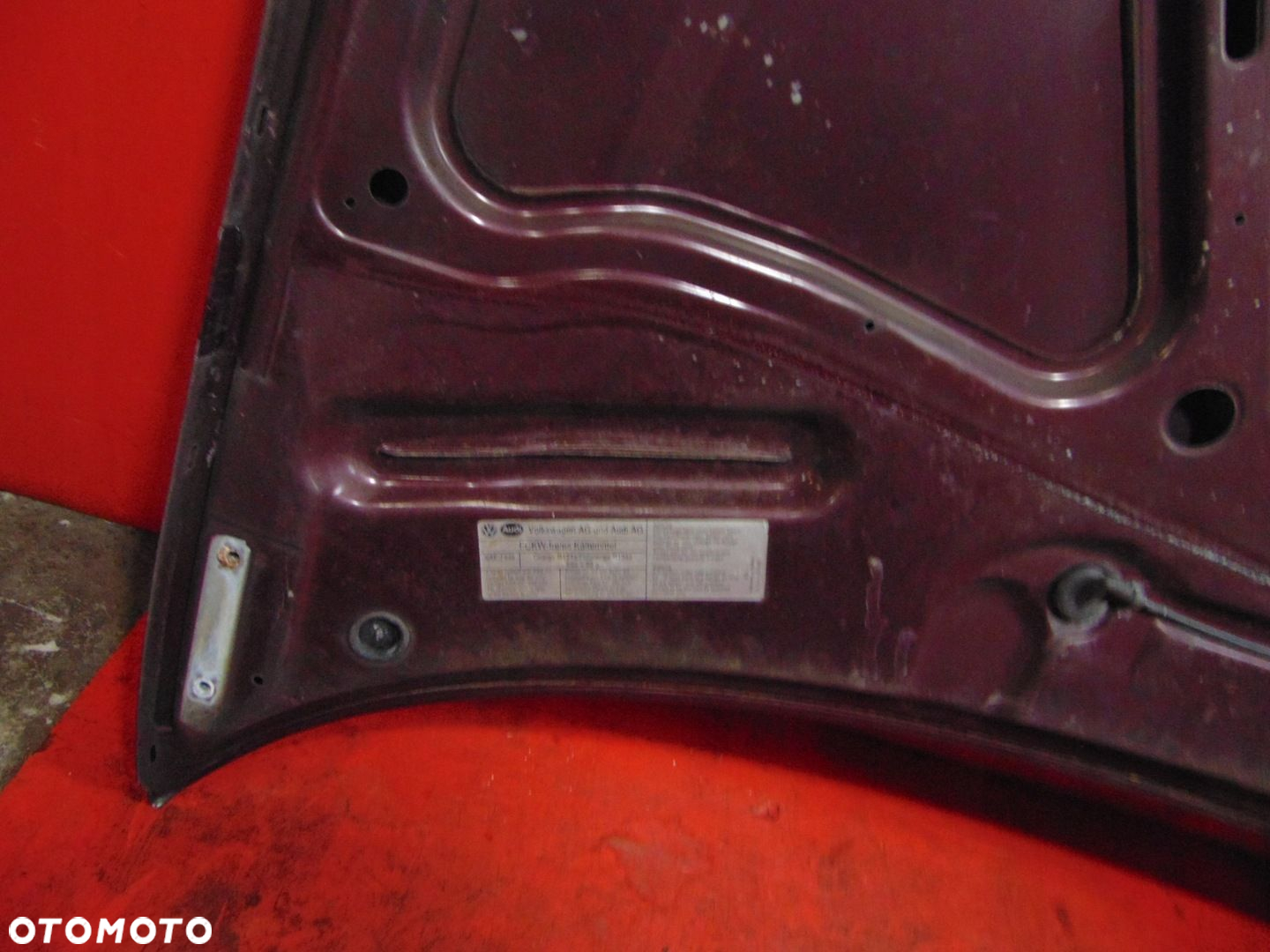 AUDI A4 B5 8D 1994-1999 PRZÓD ATRAPA KLAPA POKRYWA MASKA SILNIKA LZ3N 8D2 - 13