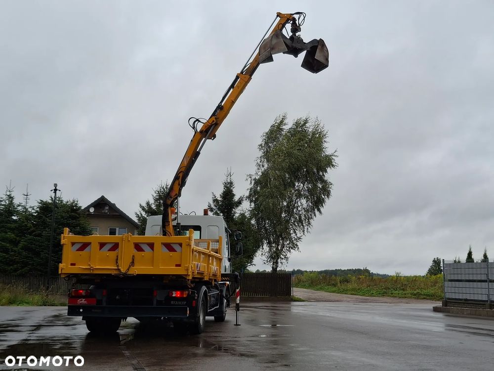 Renault Midlum Wywrotka 3 Stronna HDS HIAB Żuraw Dźwig Hydroburta Łyżka Chwytak Obrotowy - 18