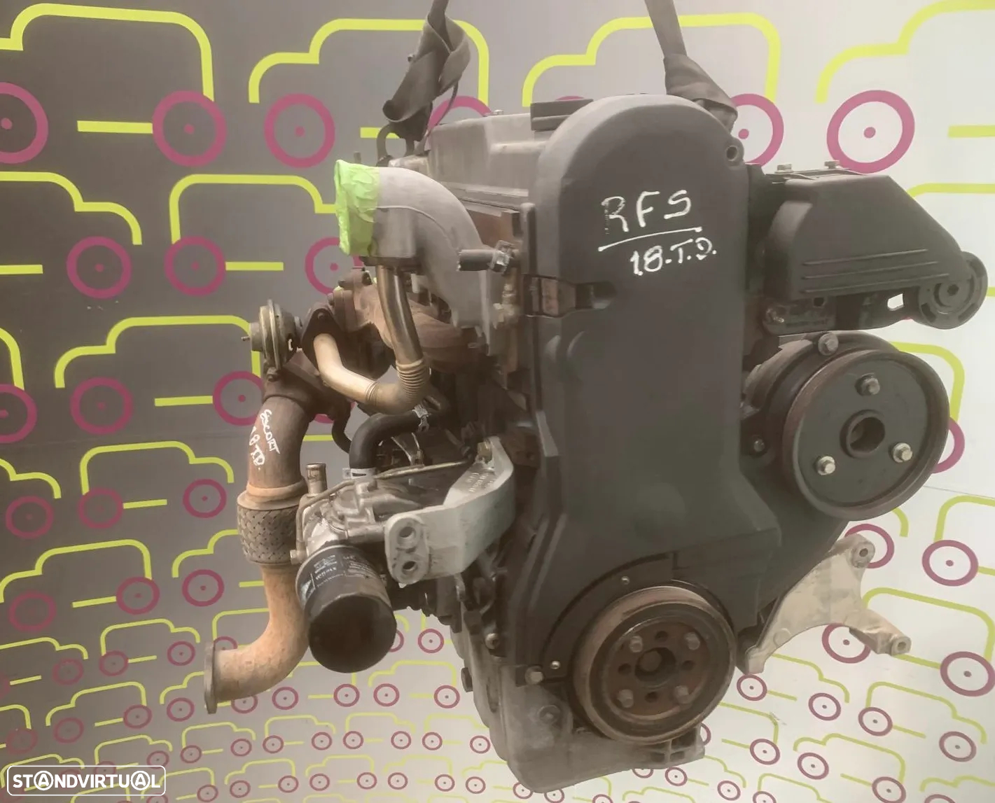 Motor FORD ESCORT BERL./TURNIER 1.8 Turbo Diesel Ref - RFS NO-20365 - 2