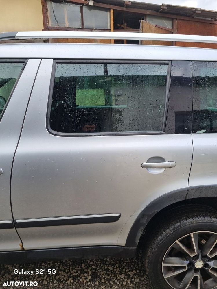 Usa Stanga Spate Skoda Yeti 2009 - 2013 SUV 4 Usi ARGINTIU (1406) - 1