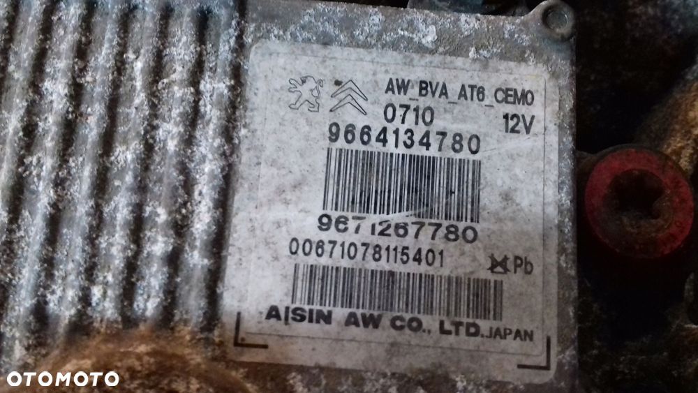 skrzynia biegów 20gv04 sterownik 9664134780 citroen c5 iii x7 3.0 hdi 08- - 8