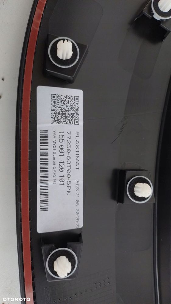 LISTWA BŁOTNIKA PRAWY TYŁ NAKŁADKA SUZUKI S-CROSS 77250-63T00-5PK - 3