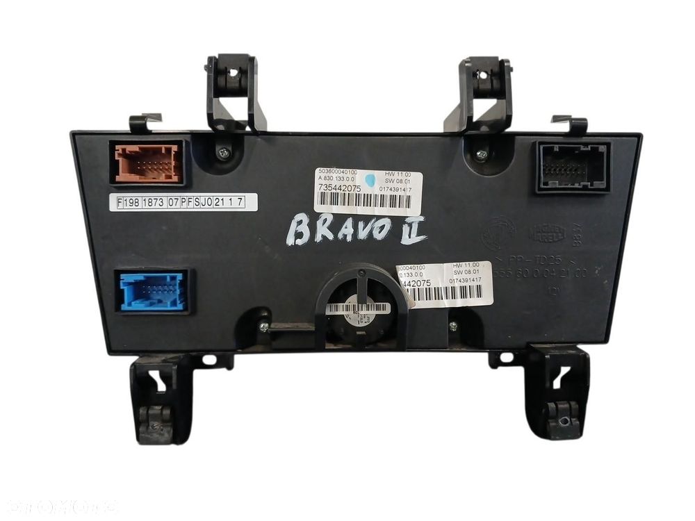 PANEL STEROWANIA KLIMATYZACJĄ FIAT BRAVO II 735442075 BRAVO II - 2