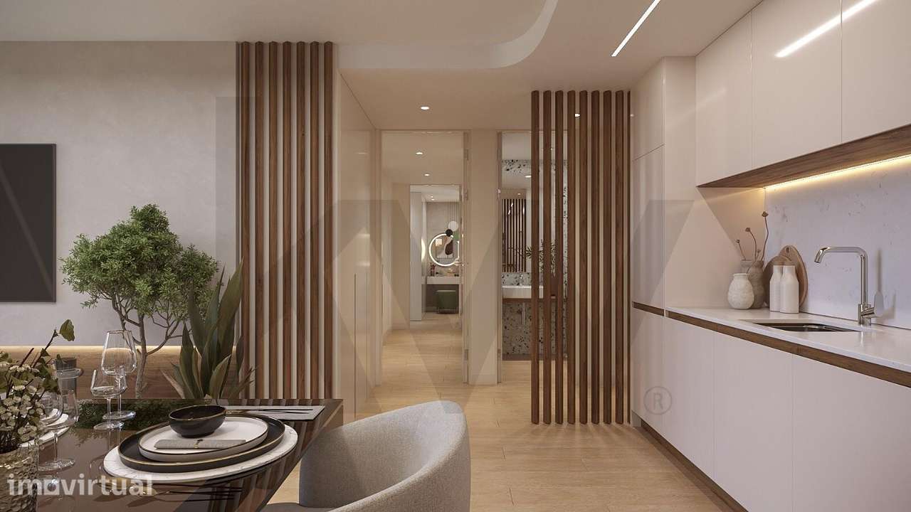 Apartamento T2, situado na conceituada zona dos Lagueirões em Valongo. - Grande imagem: 2/15