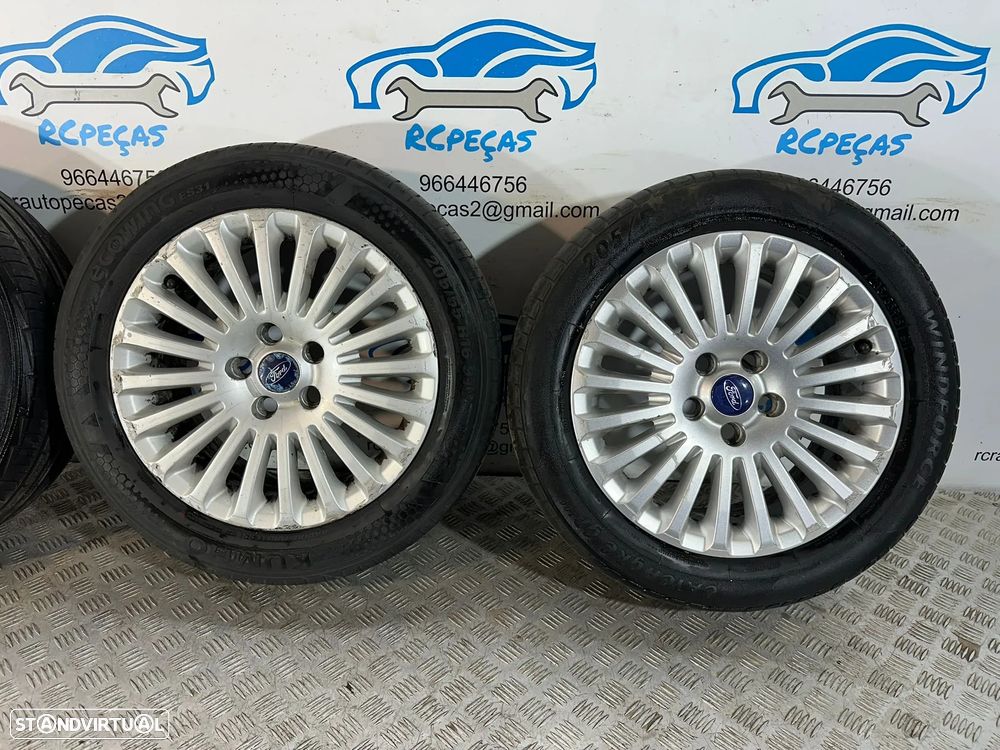 .Conjunto Jantes 16 Originais Ford Titanium 7J ET50 5x108 7M5J-DA - 5