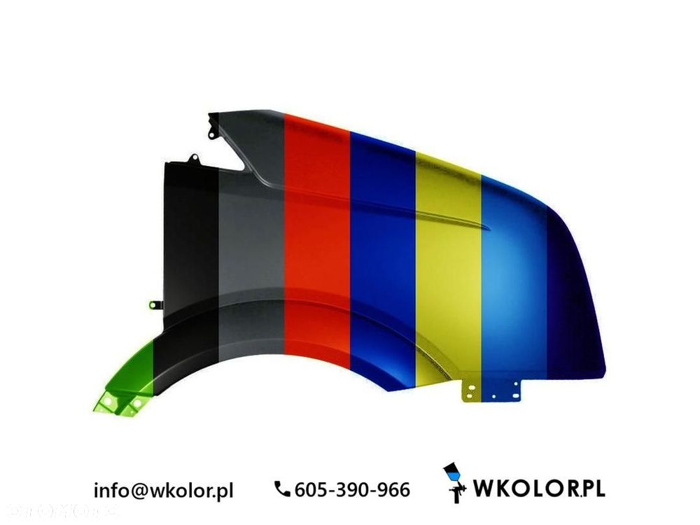 NOWY BŁOTNIK VW CRAFTER 30-35 2006-2011 LAKIEROWANY W KOLOR - 1