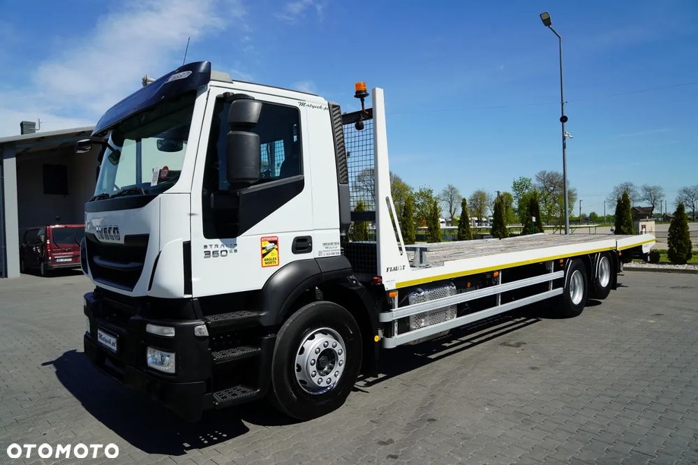 Iveco STRALIS 360 / 6X2 /  LAWETA / PLATFORMA 9,3 M / NAJAZDY HYDRAULICZNE / WYCIĄGARKA / OŚ PODONOSZONA  / EURO 6 - 3