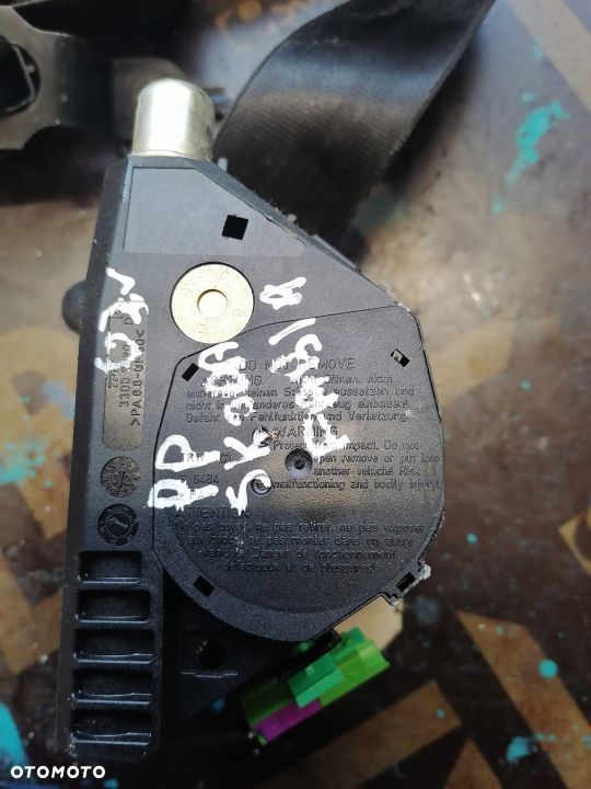 Pas Bezpieczeństwa Czarny Prawy Skoda Fabia I 6Y0857702B - 3