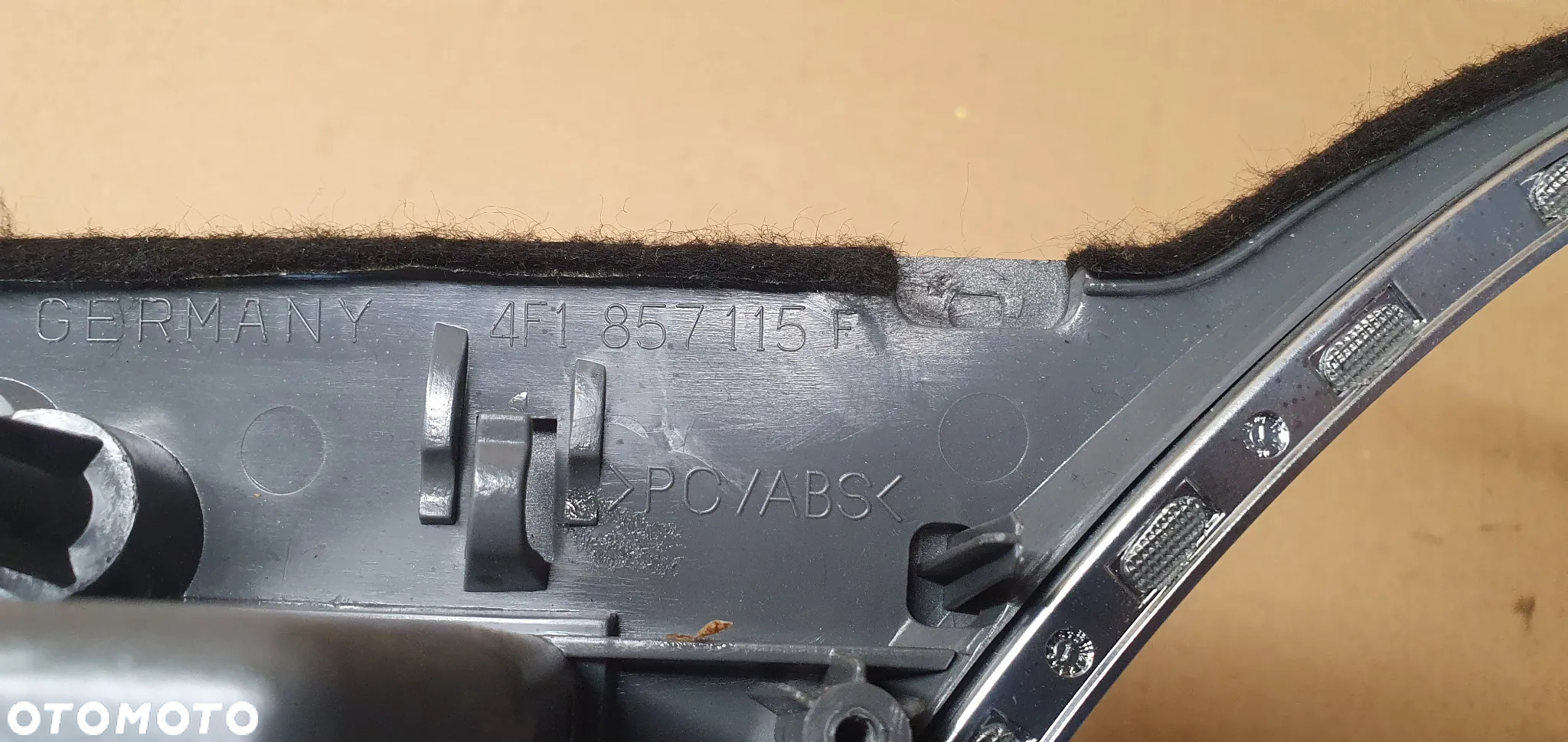 Osłona obudowa licznika zegarów dekor Audi A6 C6 4F1857115F - 7