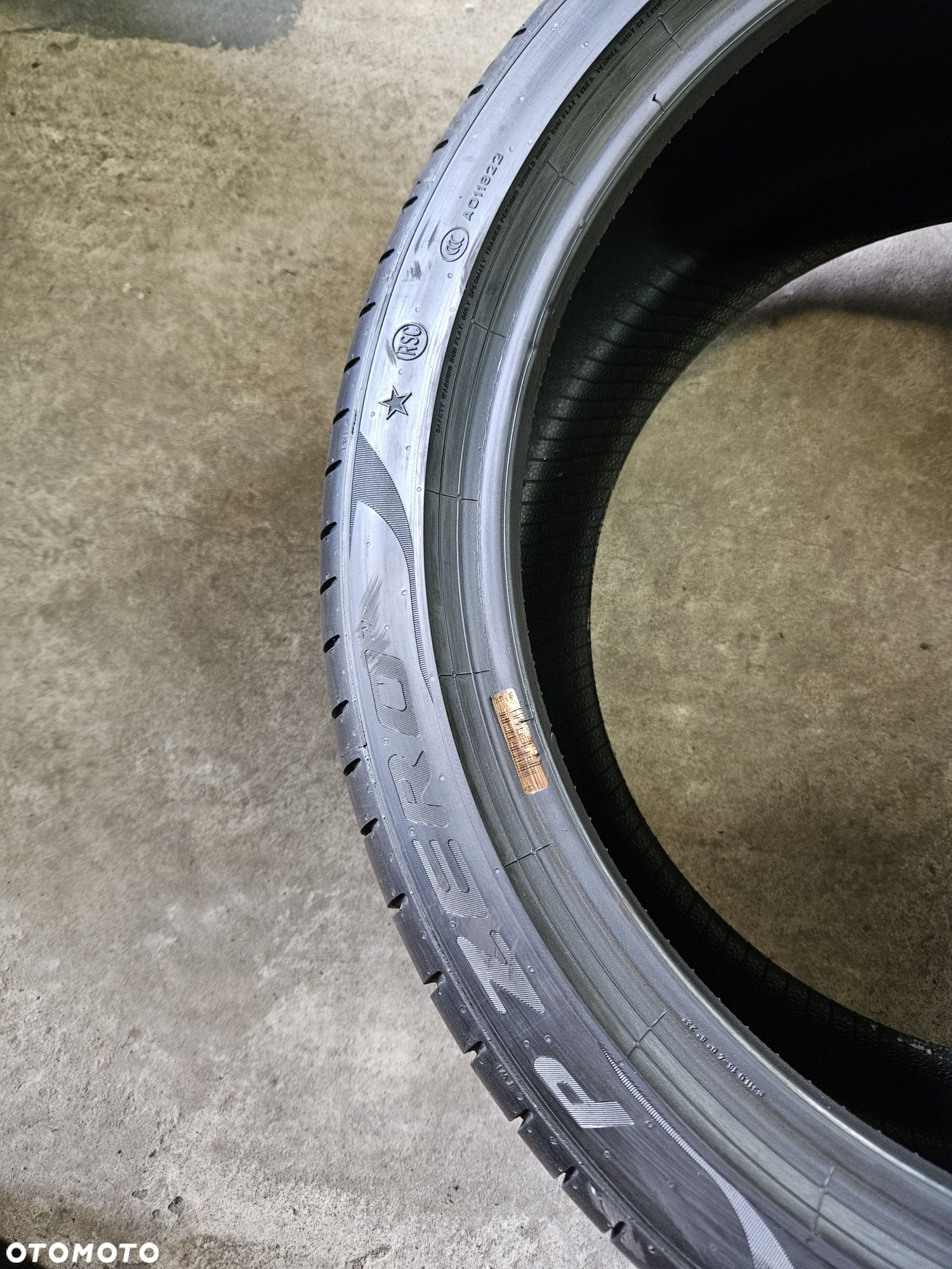 opona używana 275/35R20 Pirelli PZERO TM RSC RUNFLAT - 4