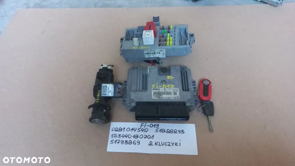 FIAT ALFA ROMEO KOMPUTER SILNIKA KOMPUTER SKRZYNI BIEGÓW ZESTAW STARTOWY - 17