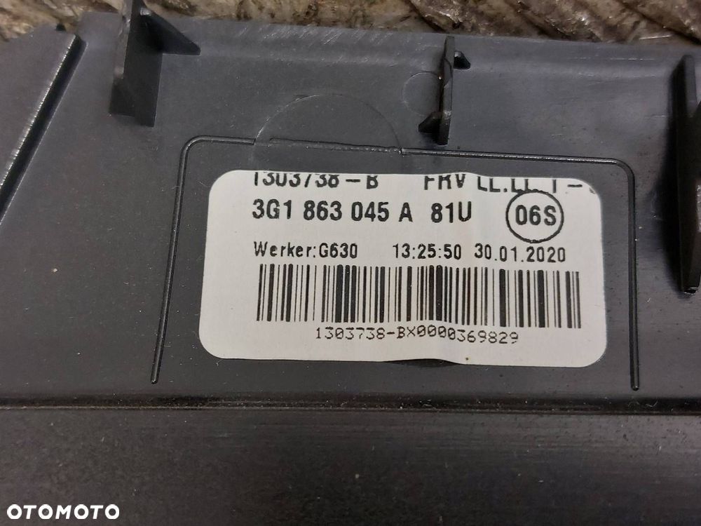 TUNEL ŚRODKOWY PODŁOKIETNIK VOLKSWAGEN PASSAT B8 LIFT 3G0907049D - 17