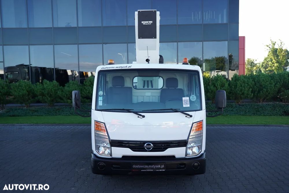 Nissan CABSTAR / ELEVATOR DE 20 DE METRI / GSR E200TE4 / DUBLU / CAPACITATE DE RIDICARE - 200 kg / 4 STABILIZATOARE / - 7