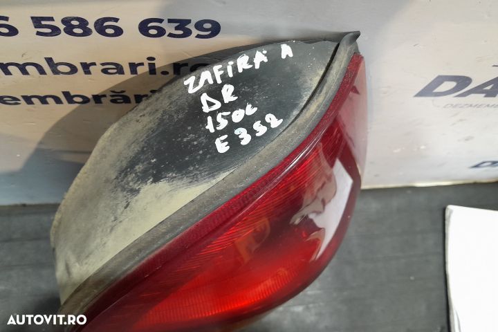Lampa / Tripla stop dreapta pe aripa Opel Zafira A [1999 - 2003] Mini - 2