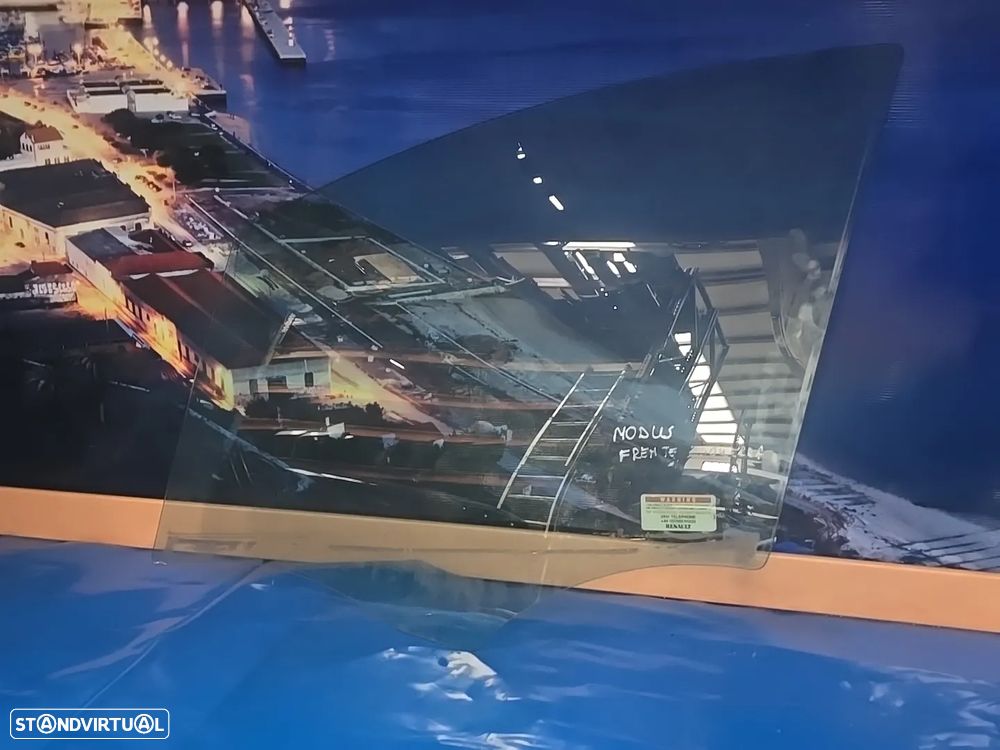 Vidro da porta frente esquerda vidro laterais para Renault Modus 2002- - 1