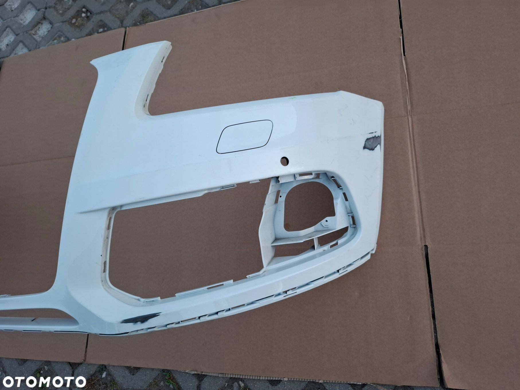 ZDERZAK PRZÓD AUDI Q5 8R LIFT SPRYSKI PDC ORYGINAŁ - 2