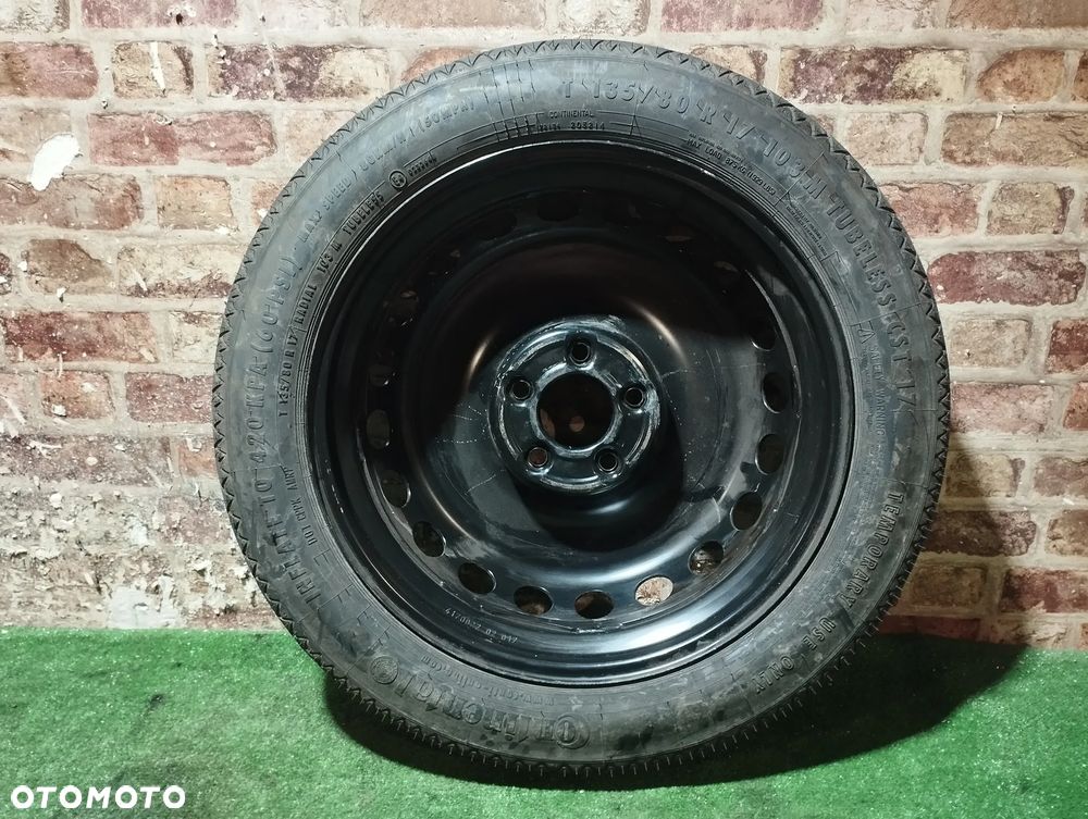KOŁO ZAPASOWE Mercedes-Benz C207 T135/80/R17 67MM 2074000102 ET19,5 5X112 - 9