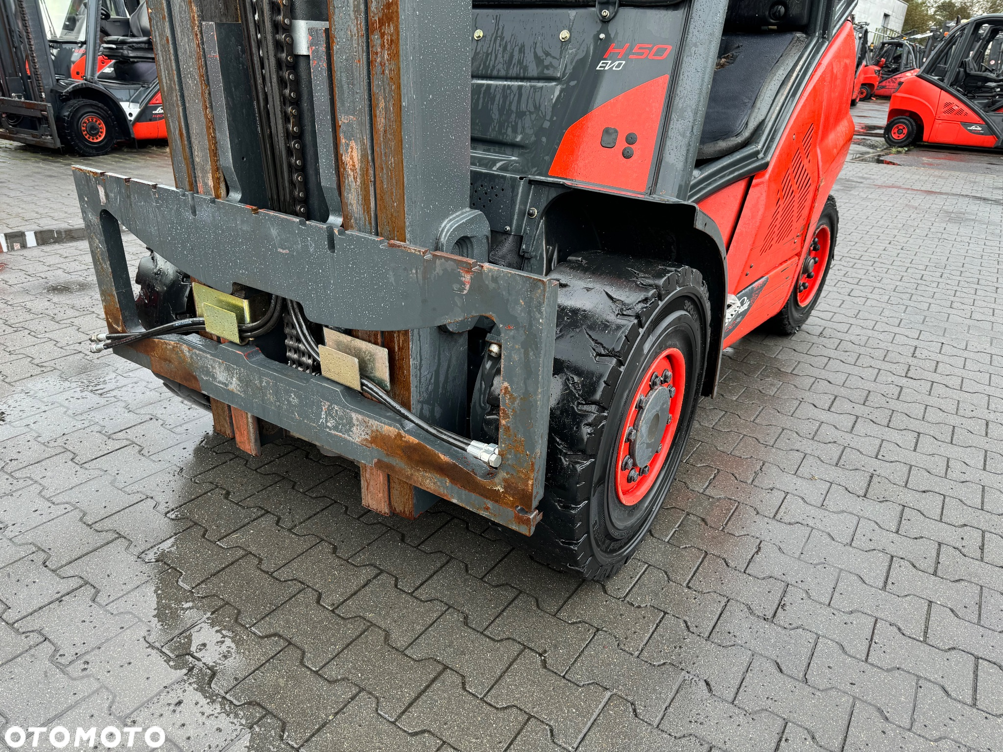 Linde Linde h50 EVO triplex 4 sekcje wolny skok h40 h45 toyot - 4