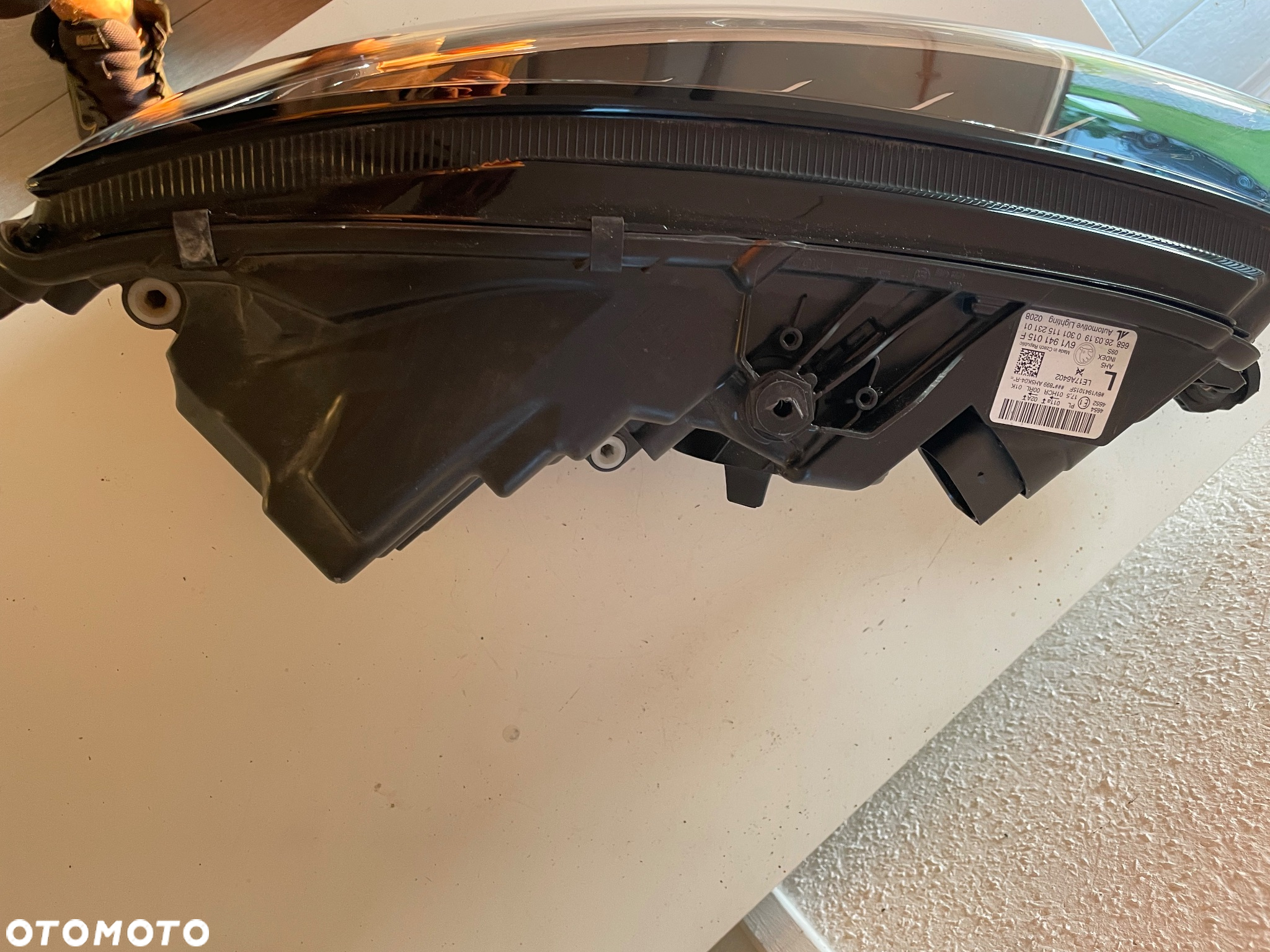 Lampa reflektor lewa przednia przód Skoda Fabia III LED XENON 6V1015E - 7
