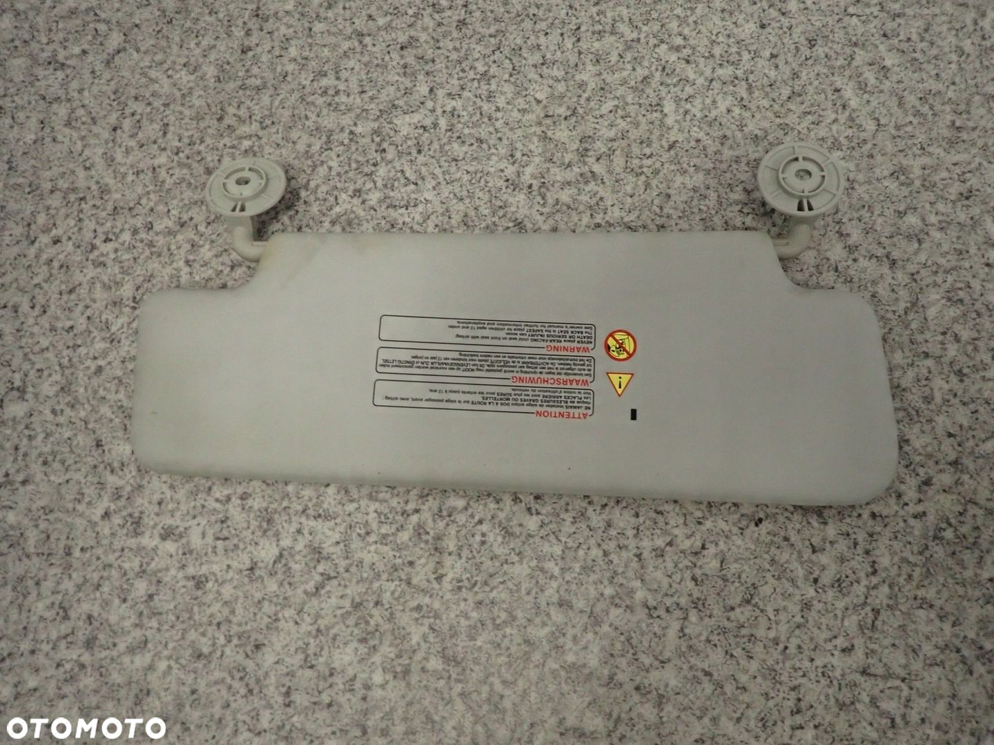 NISSAN MICRA K12 03- DASZEK PRZECIWSŁONECZNY PRAWY - 6