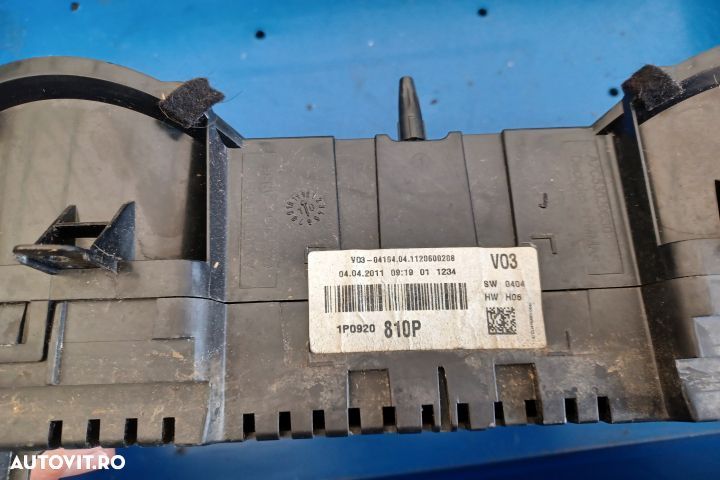Ceasuri bord 1P0920810P Seat Leon 2 1P [facelift] [2009 - 2012] Hatch - 4