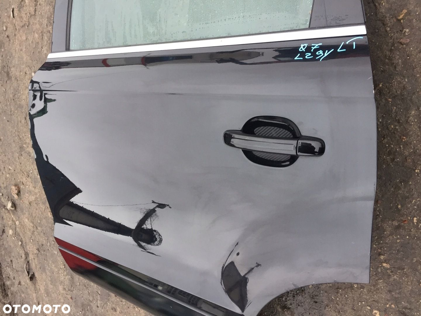 AUDI Q7 4L DRZWI LEWE TYLNE LEWY TYŁ LZ9Y - 9