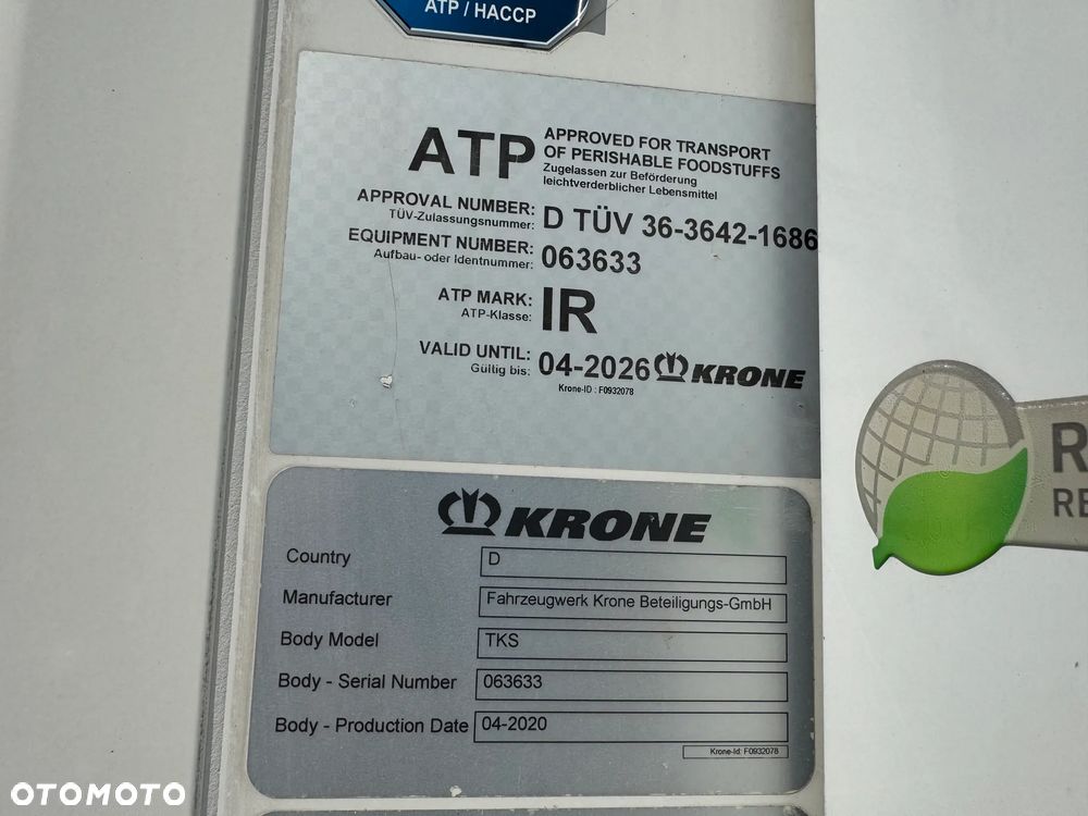 Krone Doppelstock, Thermo King SLXi 300, oś podnoszona!! - 33