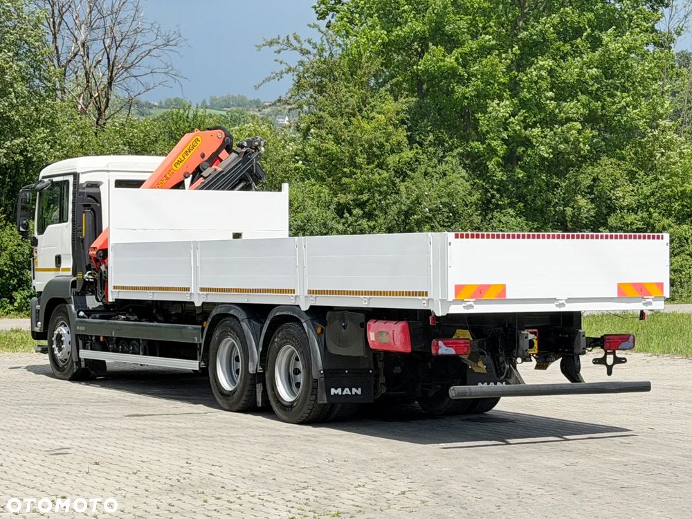 MAN TGS 26.360 * SKRZYNIA 7,60 m + PK 18002 - EH B + PILOT * 6x4 * STAN BDB - 6