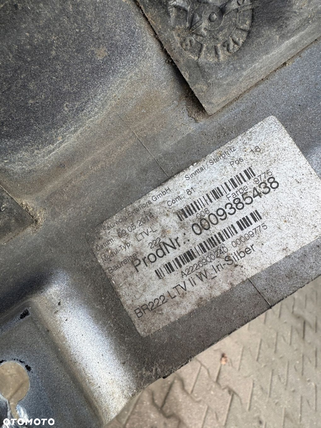 MERCEDES S 222 LISTWA PROGOWA LEWA 2226900240 - 3