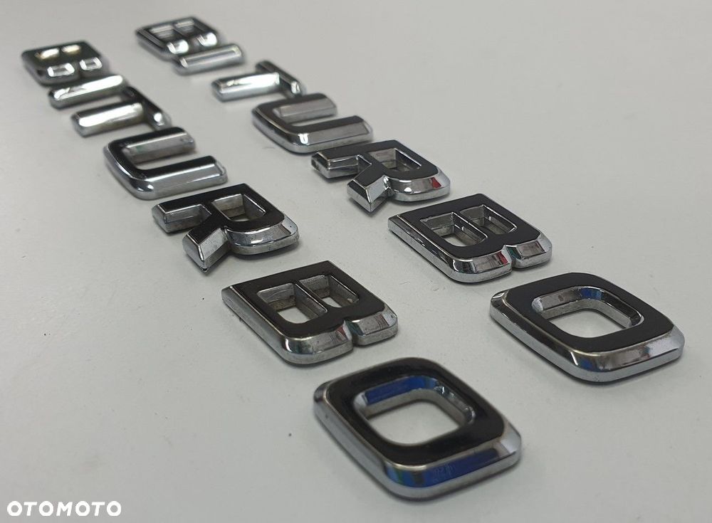 LOGO EMBLEMAT ZNACZEK NAPIS BITURBO MERCEDES AMG - 4