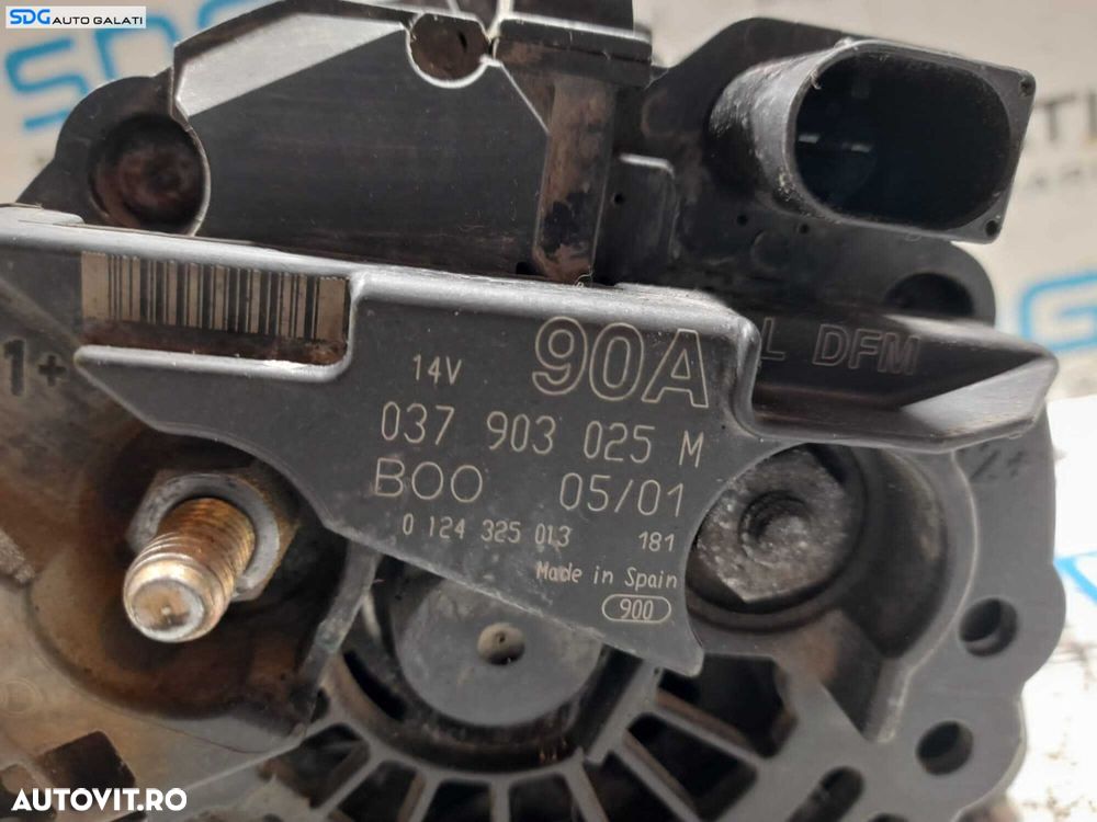 Alternator Bosch Volkswagen Transporter T4 2.0 AAC 1990 - 2003 Cod 037903025M 0124325013 [N0376] - 2
