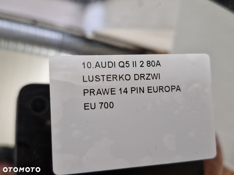 audi q5 2 ii 80a lusterko drzwi prawe 14 pin eu - 10