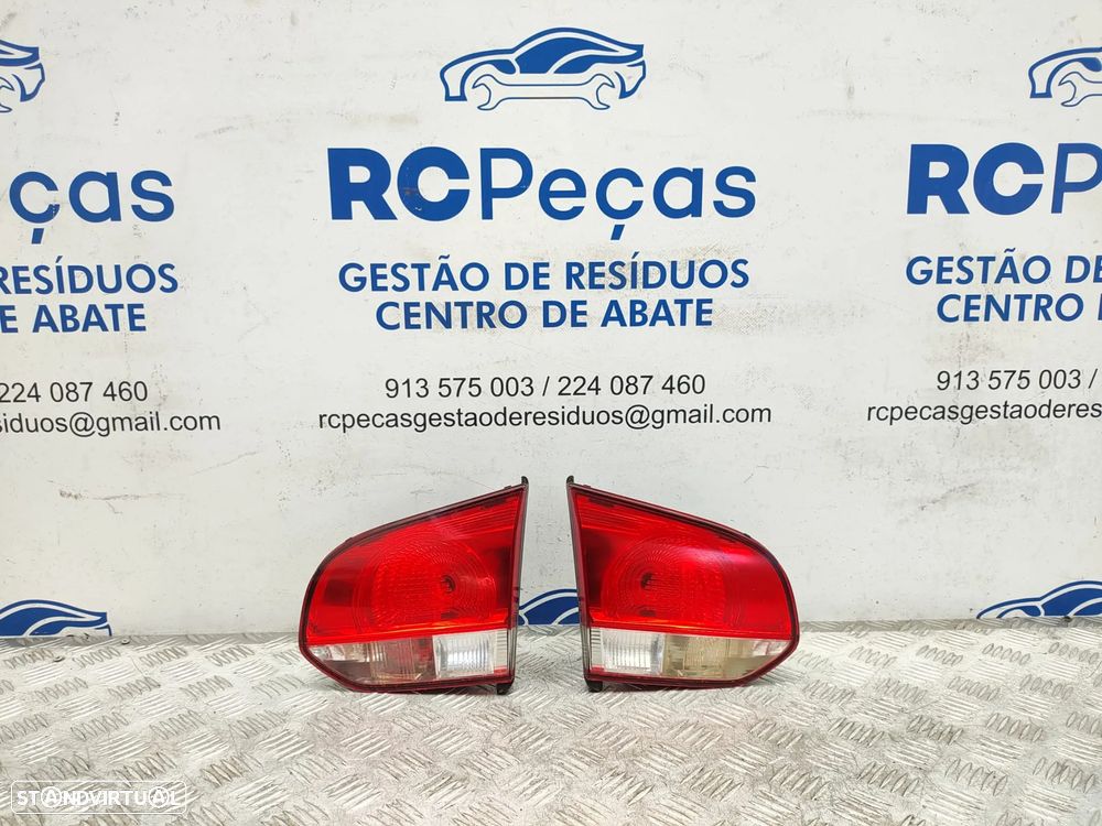 Farolins de mala direito esquerdo originais VW Volkswagen Golf 6 VI 5K Carro de 2008 a 2013 - 1