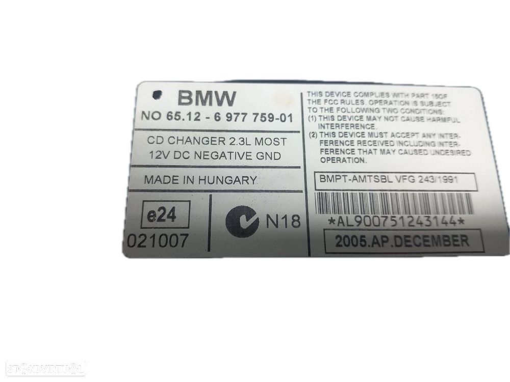 Caixa Cds / Leitor Cds / Dvd Bmw 3 (E90) - 5