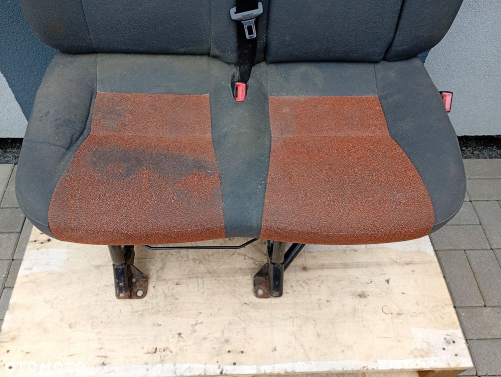 fotel prawy pasażera siedzenie 2-osobowe fiat ducato III jumper boxer 2006-2014 - 2