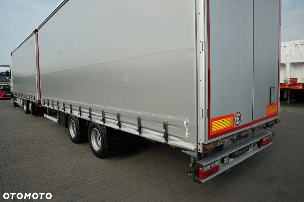 DAF XF 480 / ZESTAW TANDEM / SSC / PRZEJAZDOWY / 120 M3 / KLIMA POSTOJOWA/ OŚ PODNOSZONA / DACH PODNOSZNY / PRZYCZEPA - 13