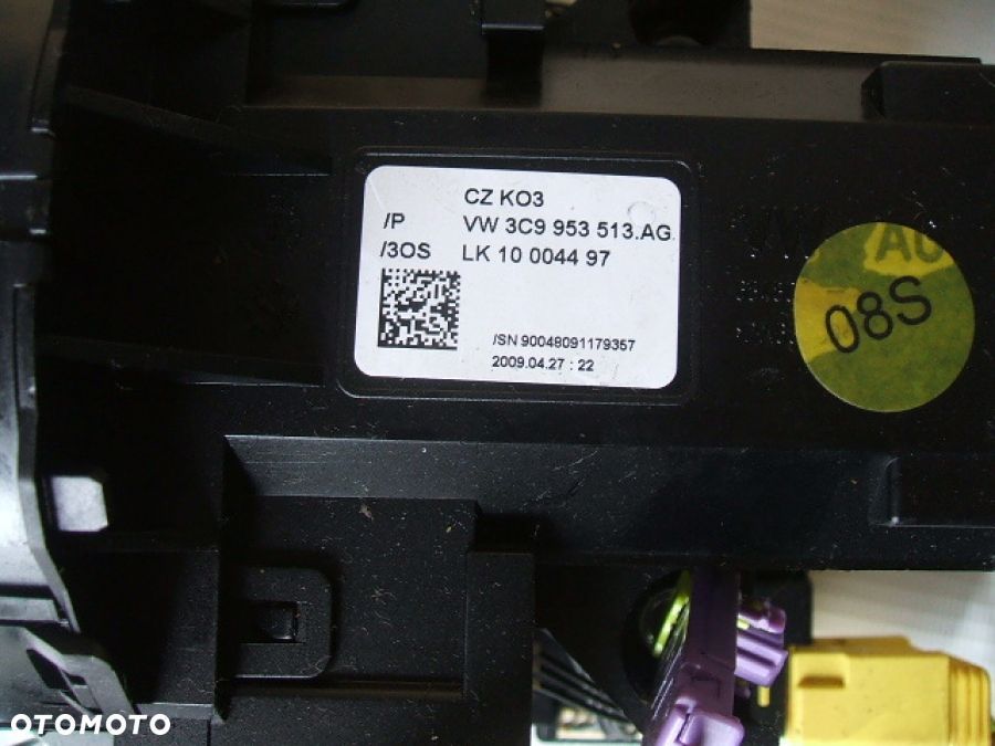 PASSAT B6 PRZEŁĄCZNIK ŚWIATEŁ WYCIERACZEK ZESPOLONY KIERUNKOWSKAZÓW - 5