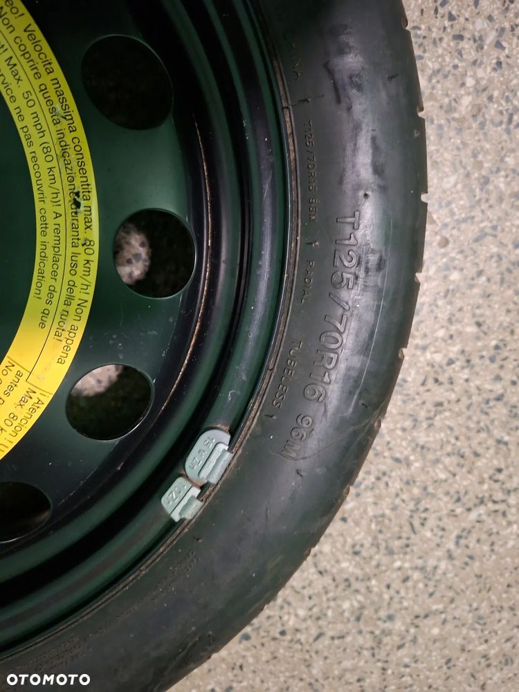 Koło zapasowe - dojazdowe R16 rozstaw śrub 5x112 - 3