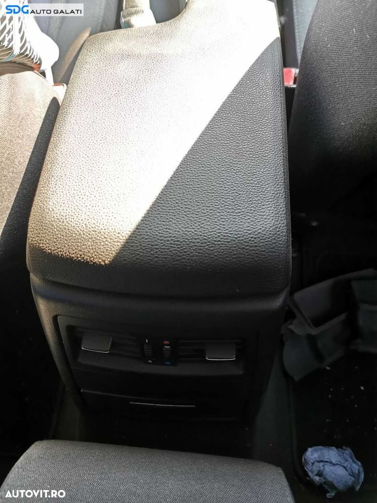 Cotiera Piele cu Consola de la Volan Stanga BMW Seria 3 E90 E91 2004 - 2011 [0574] - 2