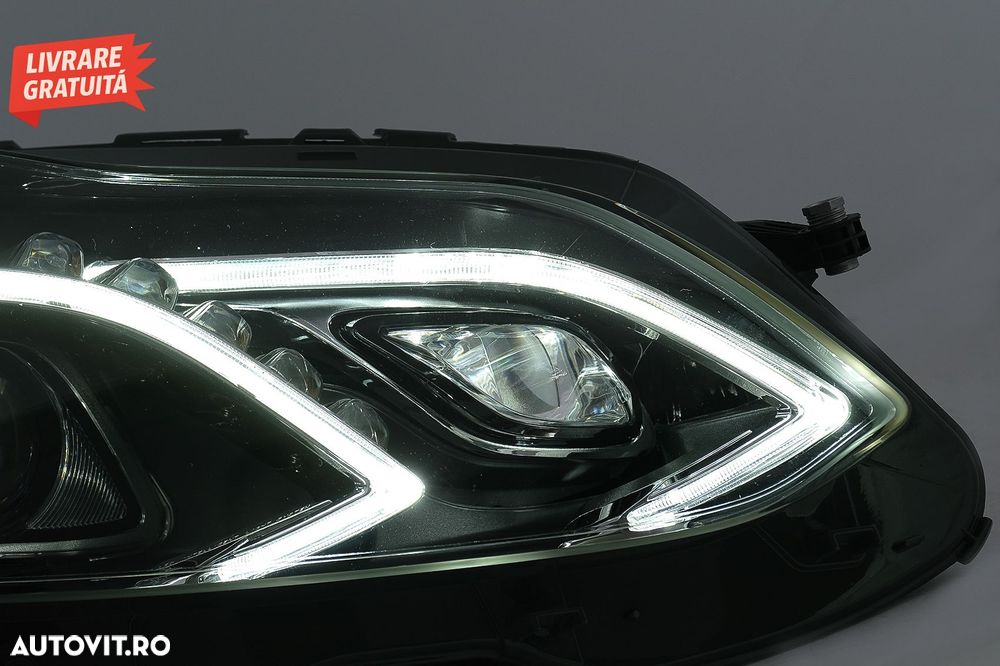 Faruri LED Mercedes E-Class W212 (2009-2012) Facelift Design- livrare gratuita - 4