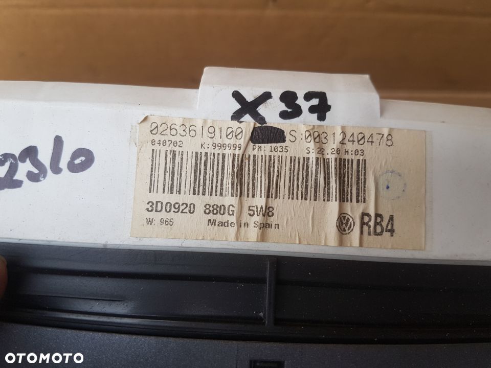 VW Phaeton licznik prędkościomierz 6.0 W12 mały przebieg - 4