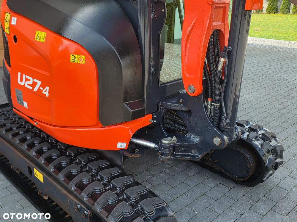 Kubota U 27 - 4 mini koparka Kubota sprowadzona 5 łyżek szybkozłącze piękna w oryginale 1 właściciel najdłuższe ramie long - 19
