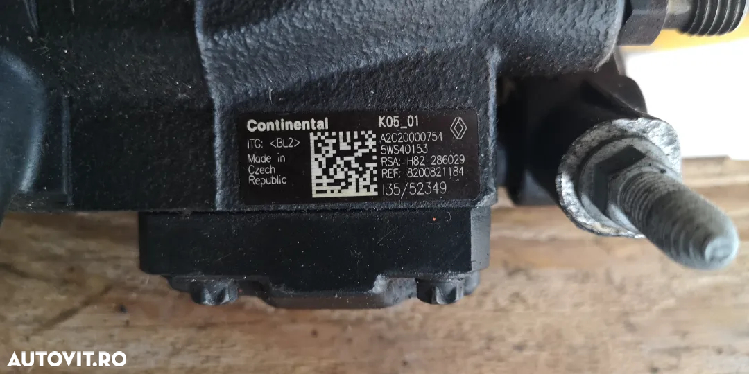 Pompa inalta presiune 1.5 dci Continental Renault Dacia - 3