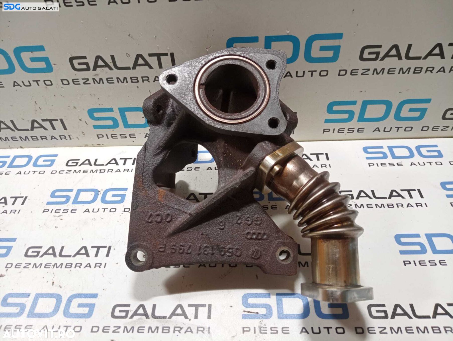 Cot Distribuitor Teava Galerie Evacuare Volkswagen Touareg 7L 3.0 TDI 2003 - 2007 Cod 059131799P [M5413] - 1