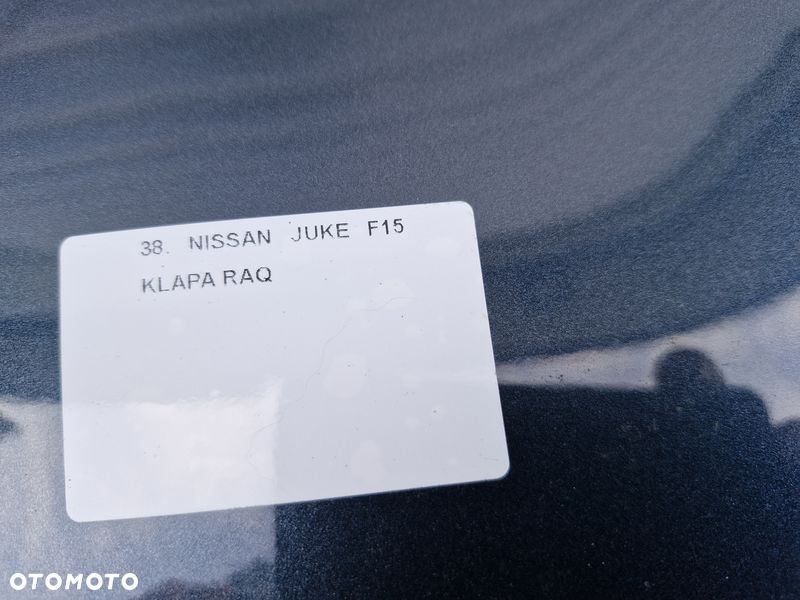 NISSAN JUKE F15 KLAPA BAGAŻNIKA POKRYWA TYŁ TYLNA RAQ - 4