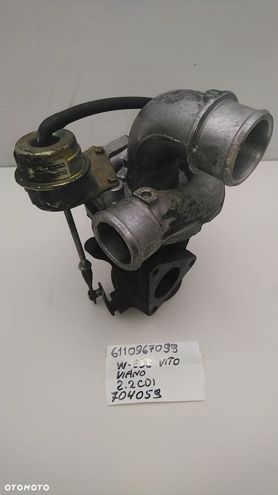 TURBINA 2.2 CDI 80KM 82KM 102KM 122KM VITO W638 6110967099 704059 - 3