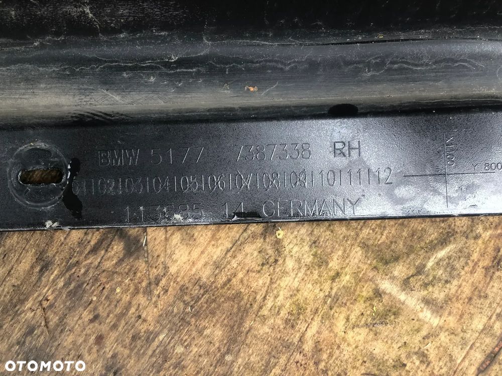 LISTWY Progowe - BMW, MINI 2,4,5,8, X1,X3,X5 (F25, F32/F33, F45, G14/G15, G30/G31, G05, U11, F56, F60) - 12